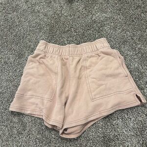 Aerie Blush Elastic Waist Sweat Shorts